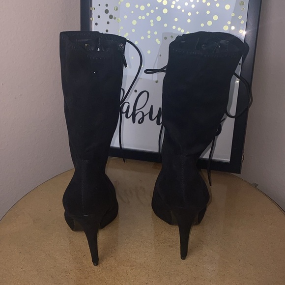 Fashion Nova Pointy Zip Up Boots - Picture 3 of 8